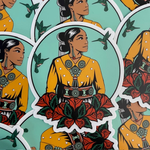 Navajo Maiden Sticker